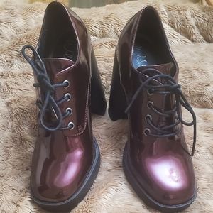 lace up oxford platform shoes